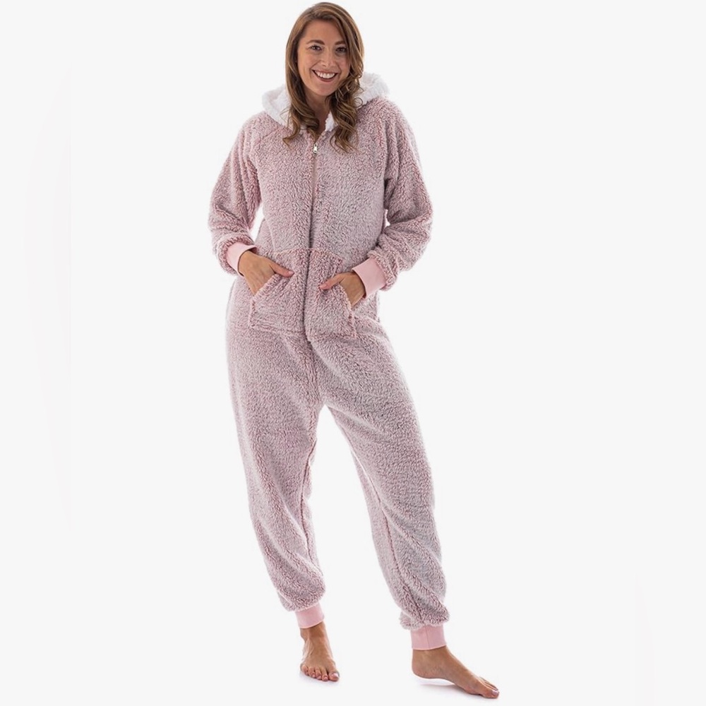 The Big Softy Teddy Fleece Onesie For Women Size S